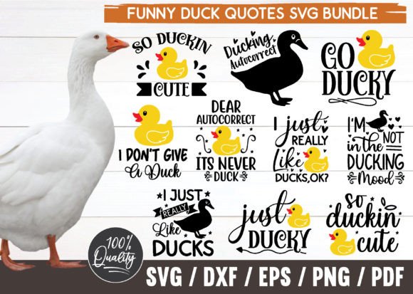 Funny Duck Quotes Svg Bundle: A Designer Review