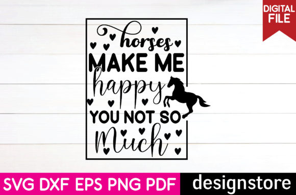 Horse Svg-horses Make Me Happy You Not S Review