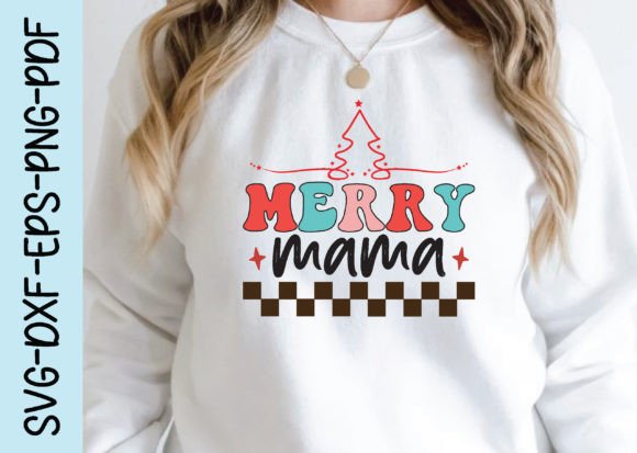 Merry Mama Retro Christmas SVG Design Review