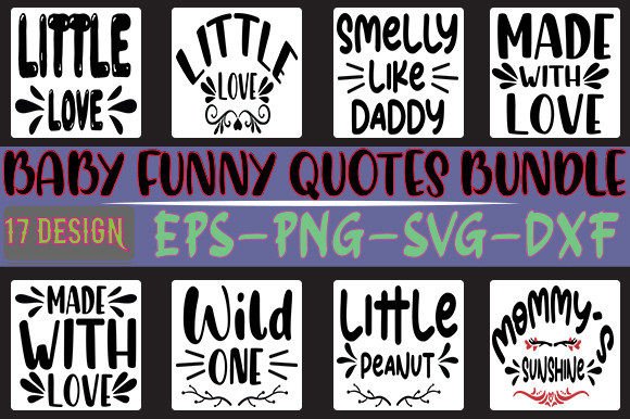 Review: 17 Baby Funny Quotes Bundle for Embroidery
